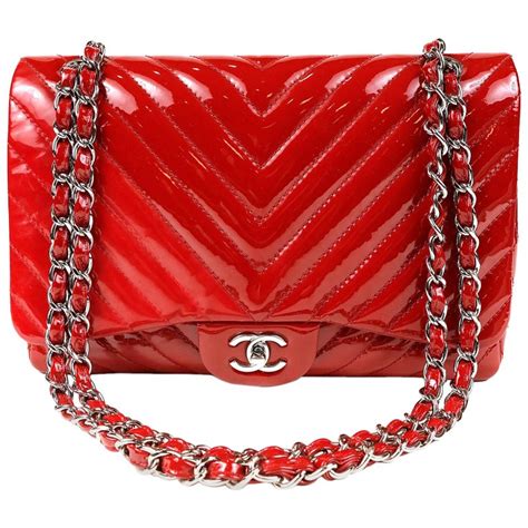 chanel red chevron flap|Chanel Dark Red Chevron Jumbo Classic Double Flap Bag .